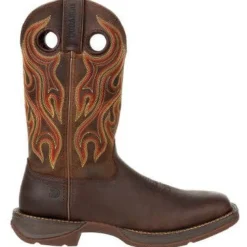 Durango Men's Rebel 12" Soft Toe Western Classic Boot- Chestnut- DDB0317