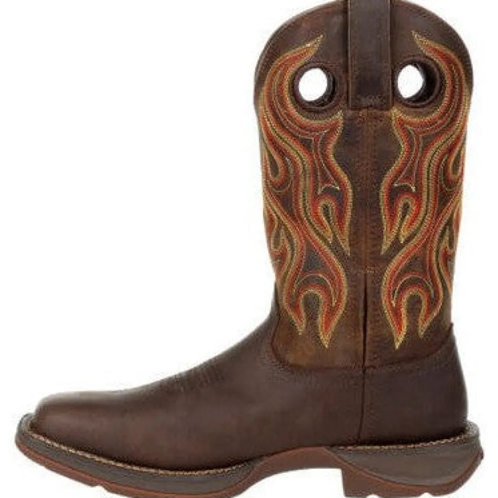 Durango Men's Rebel 12" Soft Toe Western Classic Boot- Chestnut- DDB0317