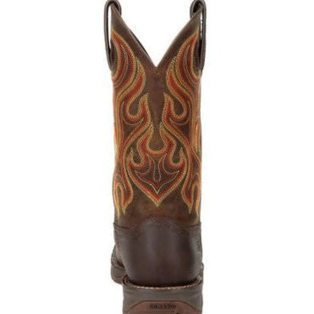 Durango Men's Rebel 12" Soft Toe Western Classic Boot- Chestnut- DDB0317