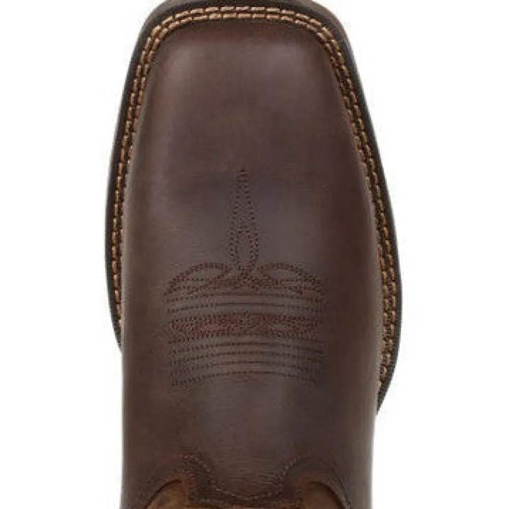 Durango Men's Rebel 12" Soft Toe Western Classic Boot- Chestnut- DDB0317