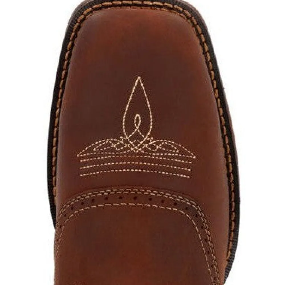 Durango Men's Rebel 11" Soft Toe Saddle Up Western Classic Boot- Brown- DB4442