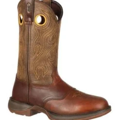 Durango Men's Rebel 12" Soft Toe Saddle Western Classic Boot- Sunset - DB5468