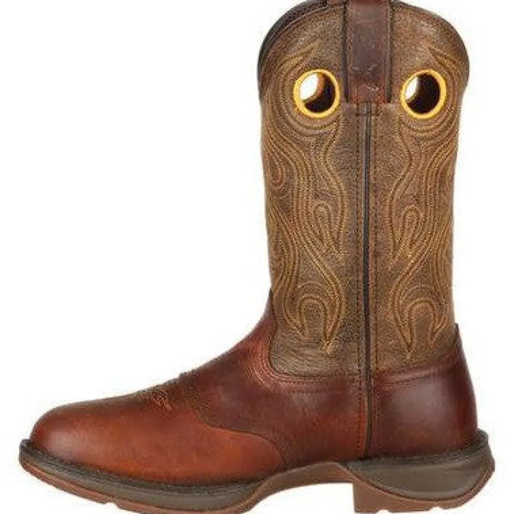 Durango Men's Rebel 12" Soft Toe Saddle Western Classic Boot- Sunset - DB5468