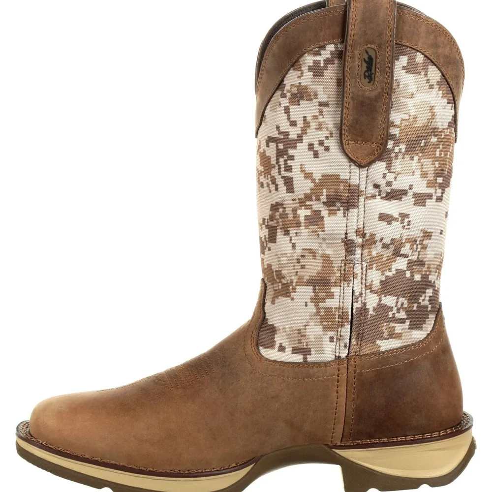 Durango Men's Rebel 12" Square Toe Pull-On Western Boot- DDB0166