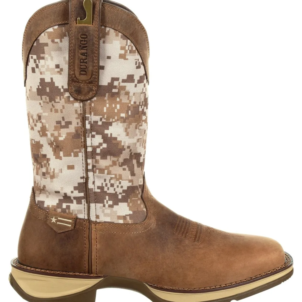 Durango Men's Rebel 12" Square Toe Pull-On Western Boot- DDB0166