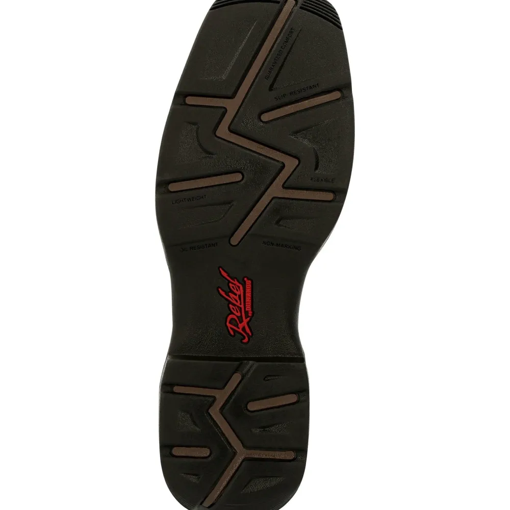 Durango Men's Rebel™ 11" Square Toe Pull-On Western Boot DDB0346