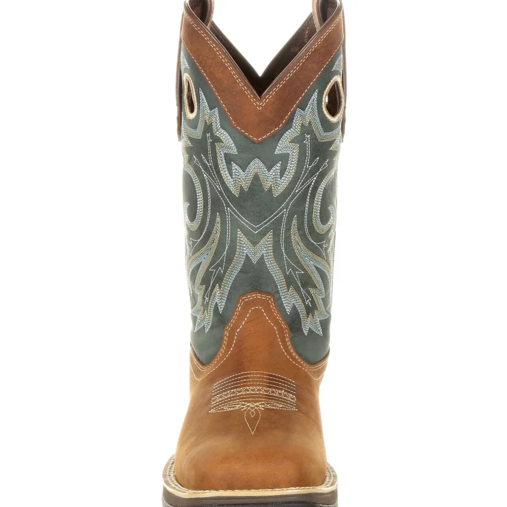 Durango Men's Rebel 12" Square Toe Pull-On Western Boot- Clover DDB0131