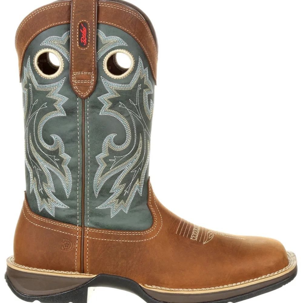Durango Men's Rebel 12" Square Toe Pull-On Western Boot- Clover DDB0131