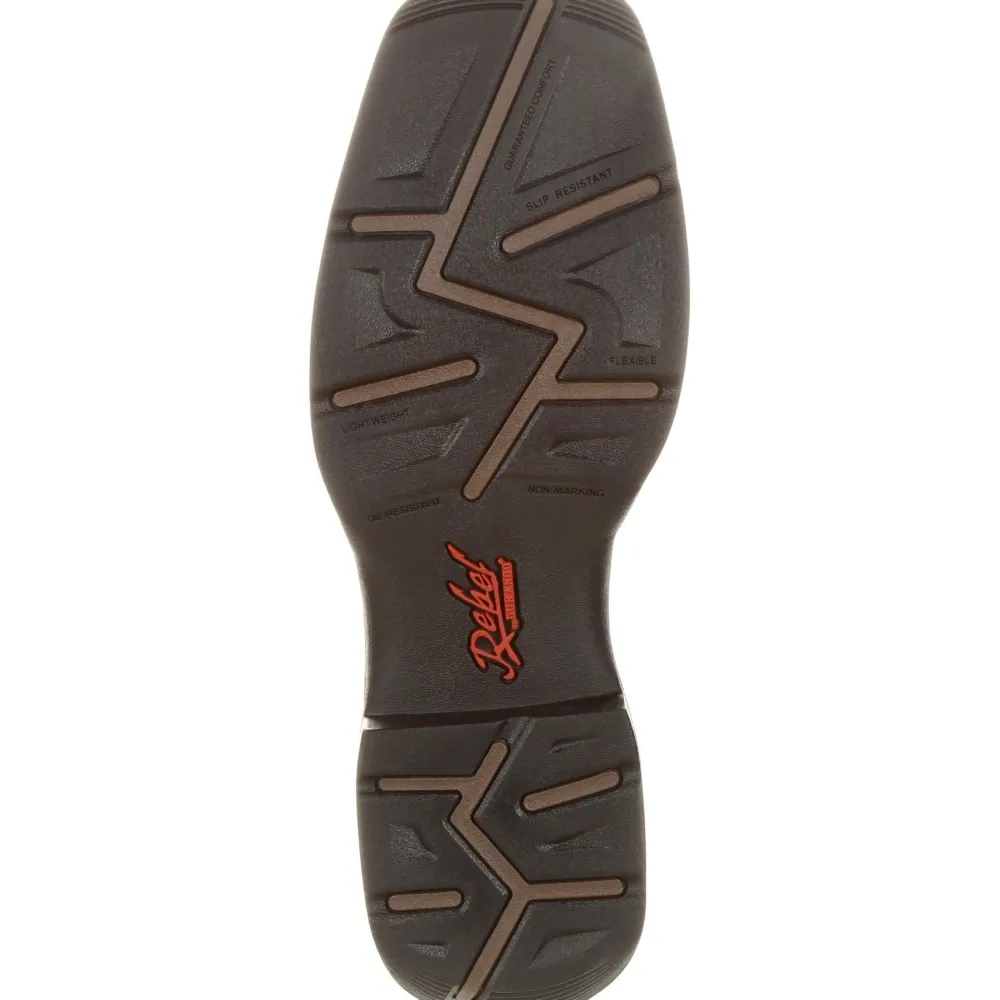 Durango Men's Rebel 12" Square Toe Pull-On Western Boot- Clover DDB0131