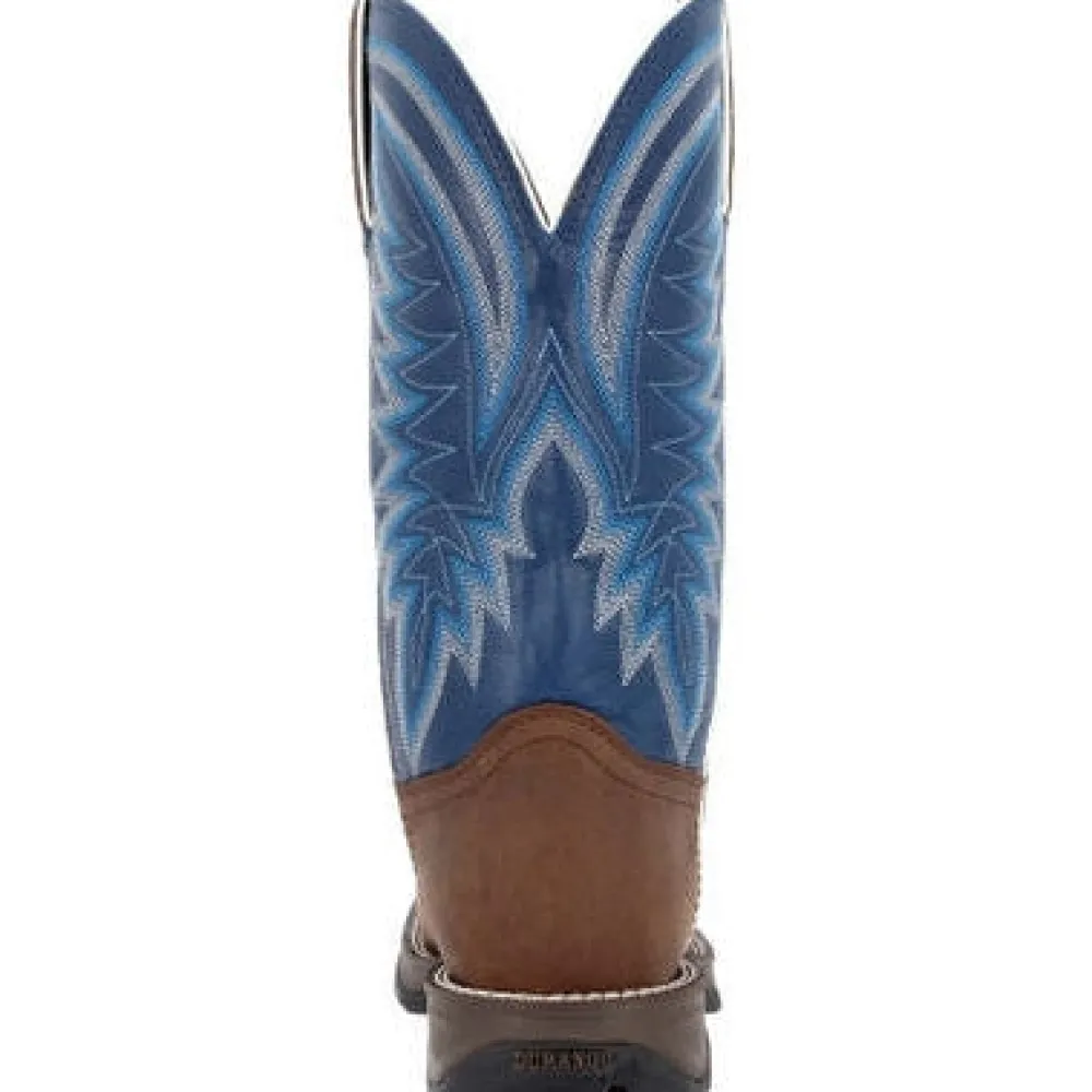 Durango Men's Rebel 12" ST Western Work Boot - And Blue- DDB0429