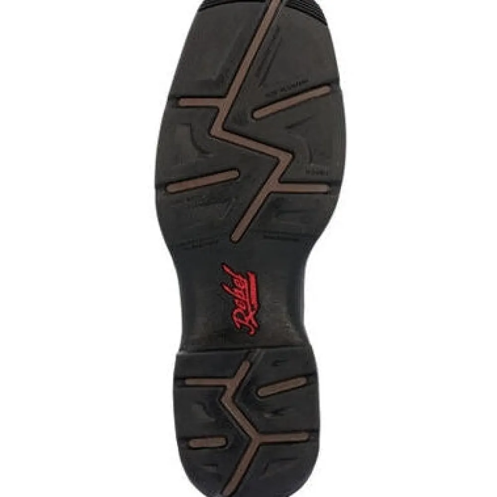 Durango Men's Rebel 12" ST Western Work Boot - And Blue- DDB0429