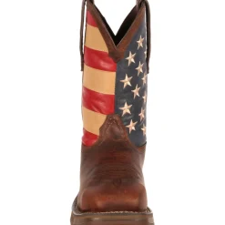 Durango Men's Rebel 11" Steel Toe Western Flag Boot - - DB020