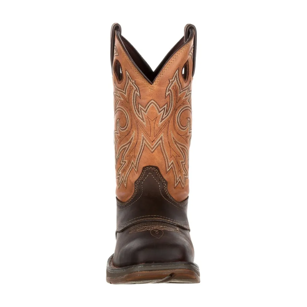 Durango Men's Rebel 11" Steel Toe WP Western Boot- /Tan- DB019