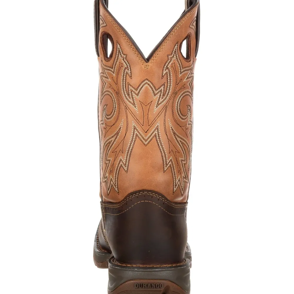 Durango Men's Rebel 11" Steel Toe WP Western Boot- /Tan- DB019