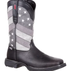 Durango Men's Rebel Faded Flag 12" Square Toe Western Boot - DDB0125