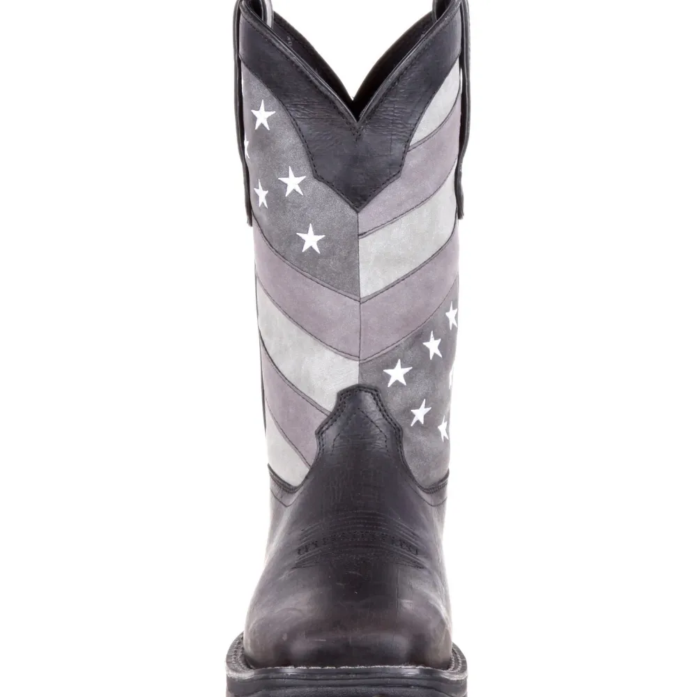 Durango Men's Rebel Faded Flag 12" Square Toe Western Boot - DDB0125