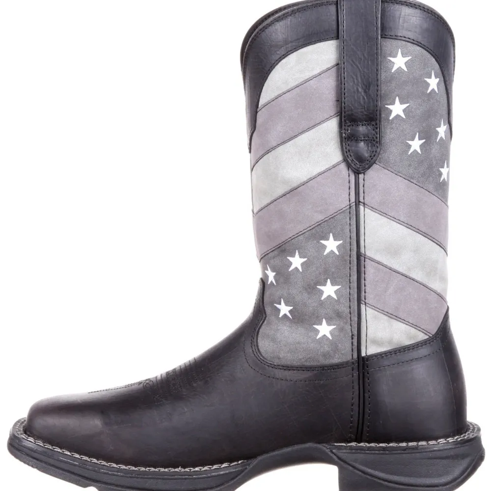 Durango Men's Rebel Faded Flag 12" Square Toe Western Boot - DDB0125