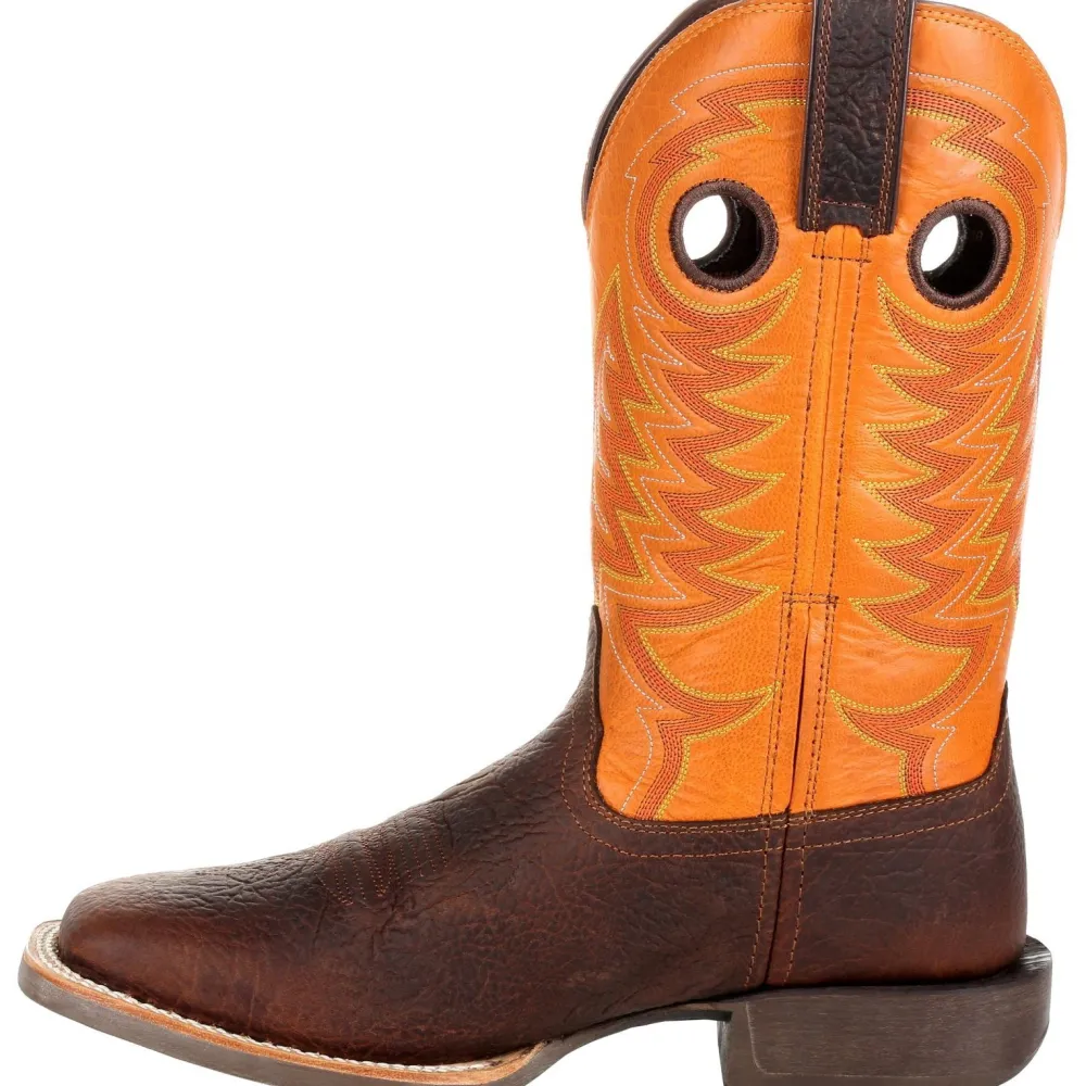 Durango Men's Rebel Pro 12" Square Toe Western Boot - Orange - DDB0230