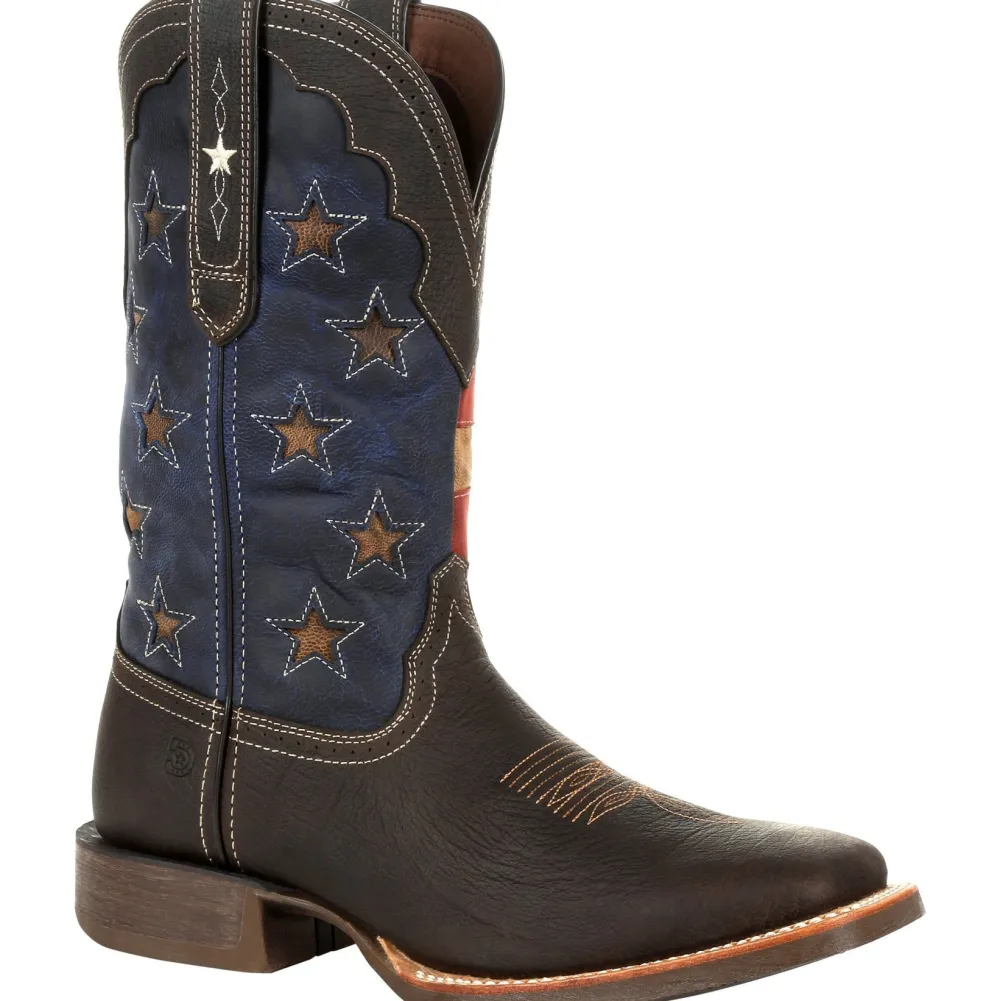 Durango Men's Rebel Pro Vintage Flag 12" Sqr Toe Western Boot - DDB0303