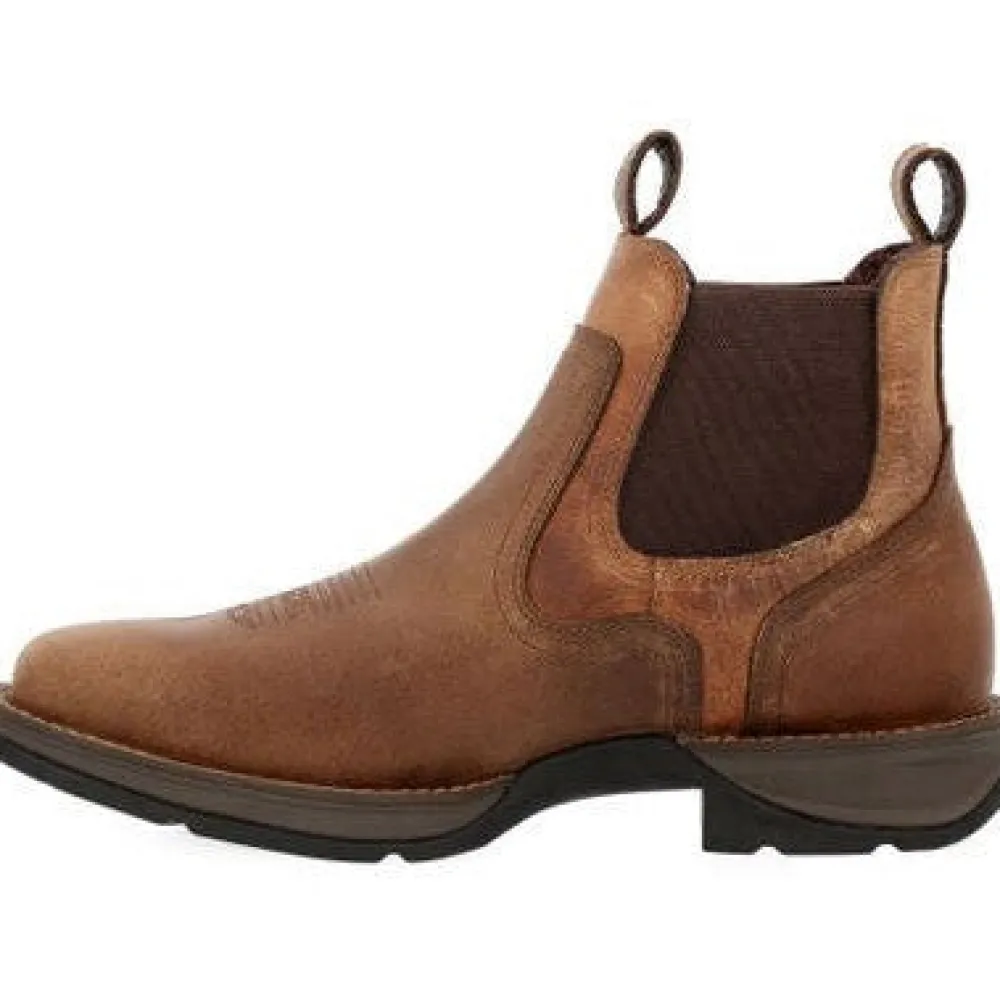 Durango Men's Rebel Red Dirt 6" ST Western Work Boot - And Tan- DDB0460