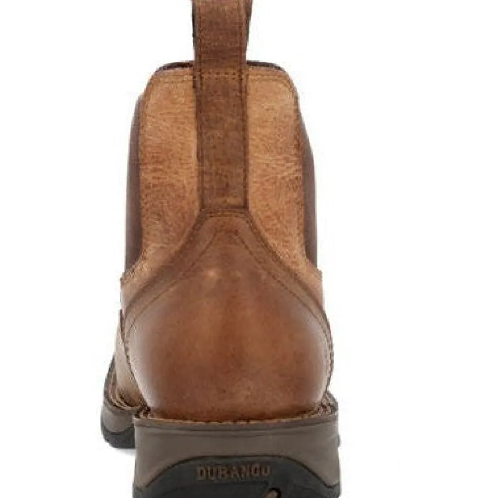 Durango Men's Rebel Red Dirt 6" ST Western Work Boot - And Tan- DDB0460