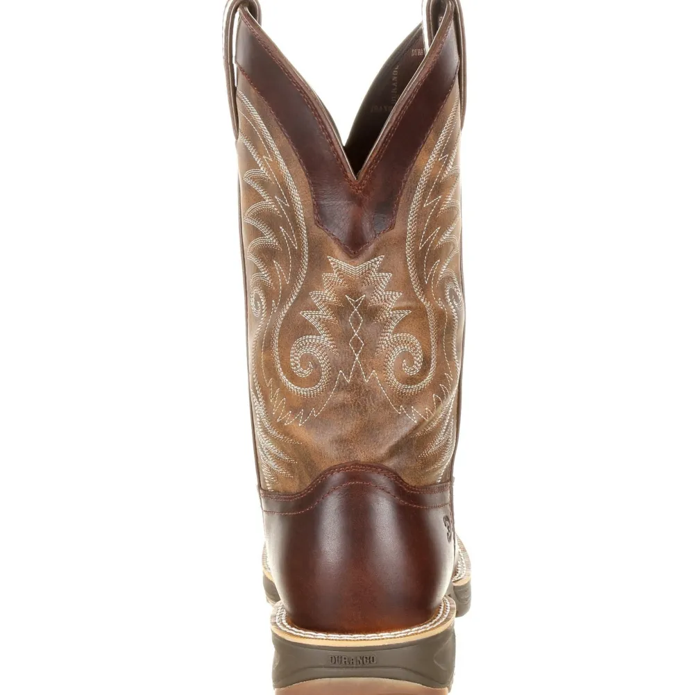 Durango Men's Ultra-Lite 12" Square Toe WP Western Boot- - DDB0137
