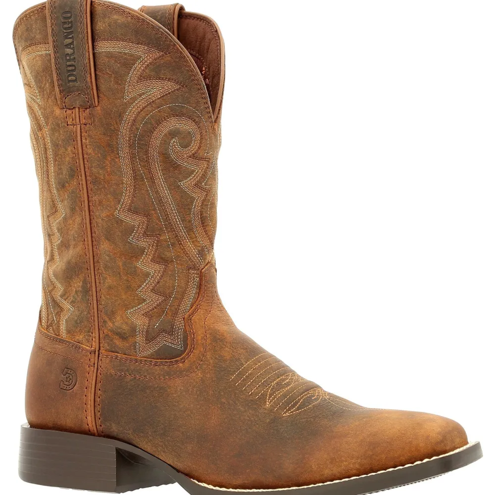 Durango Men's Westward™ 11" Square Toe Pull-On Western Boot - DDB0342