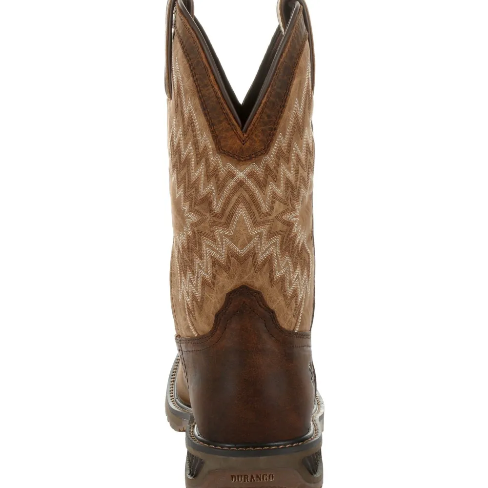 Durango Men's Workhorse 11" Steel Toe Western Work Boot- - DDB0184