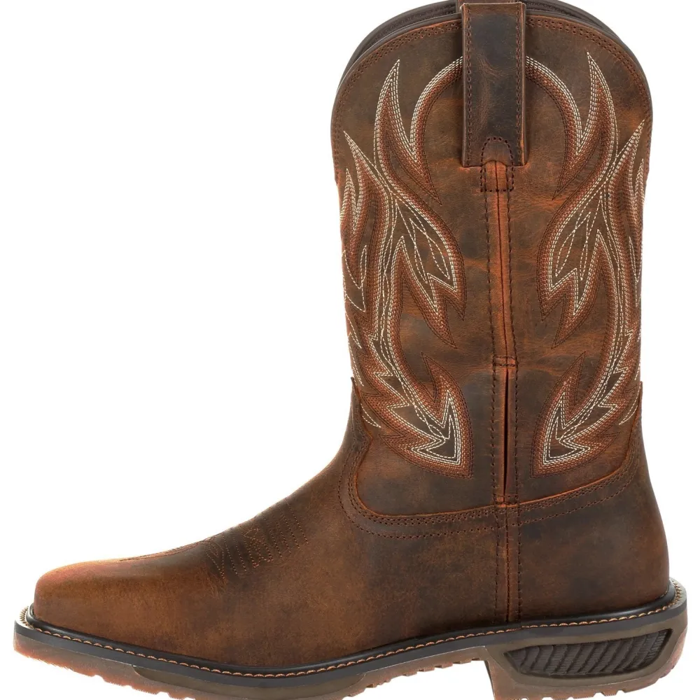 Durango Men's Workhorse 11" Steel Toe Western Work Boot- - DDB0202