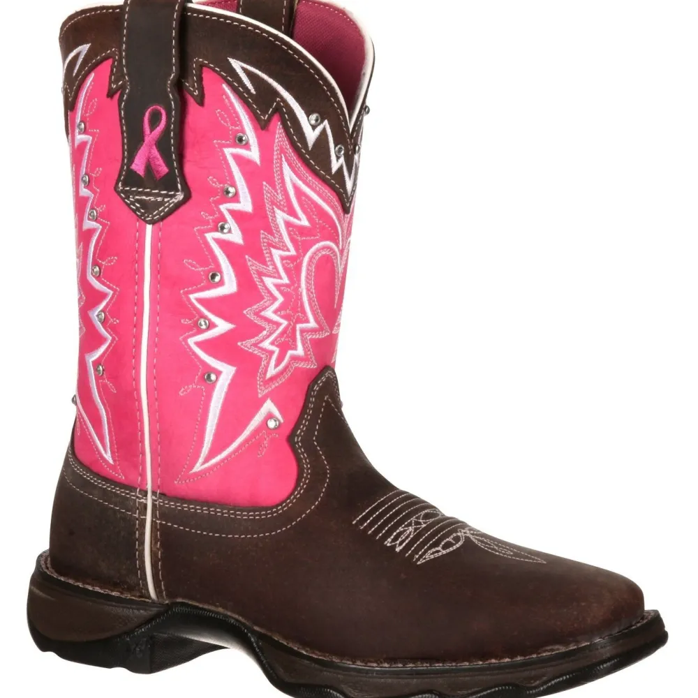 Women Durango Women's Benefiting Stefanie Spielman Square Toe Western Boot