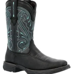 Women Durango Women's Lady Rebel 10" ST Western Work Boot - Sky - DRD0462
