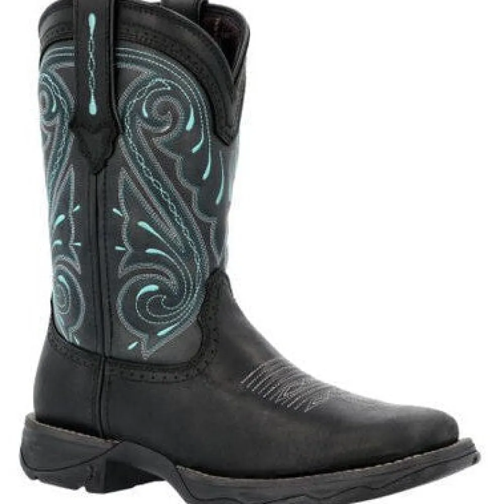 Women Durango Women's Lady Rebel 10" ST Western Work Boot - Sky - DRD0462