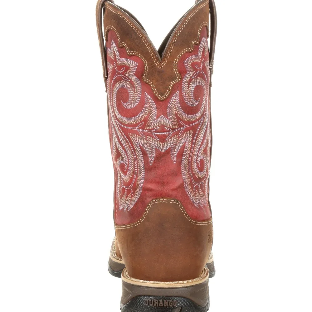 Women Durango Women's Lady Rebel 10" Comp Toe WP Western Work Boot - DRD0220
