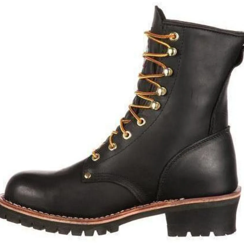 Women Georgia Men's 8" Logger Work Boot - - G8120