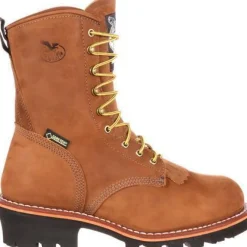 Women Georgia Men's 8" Stl Toe WP Insulated Logger Work Boot - - G9382