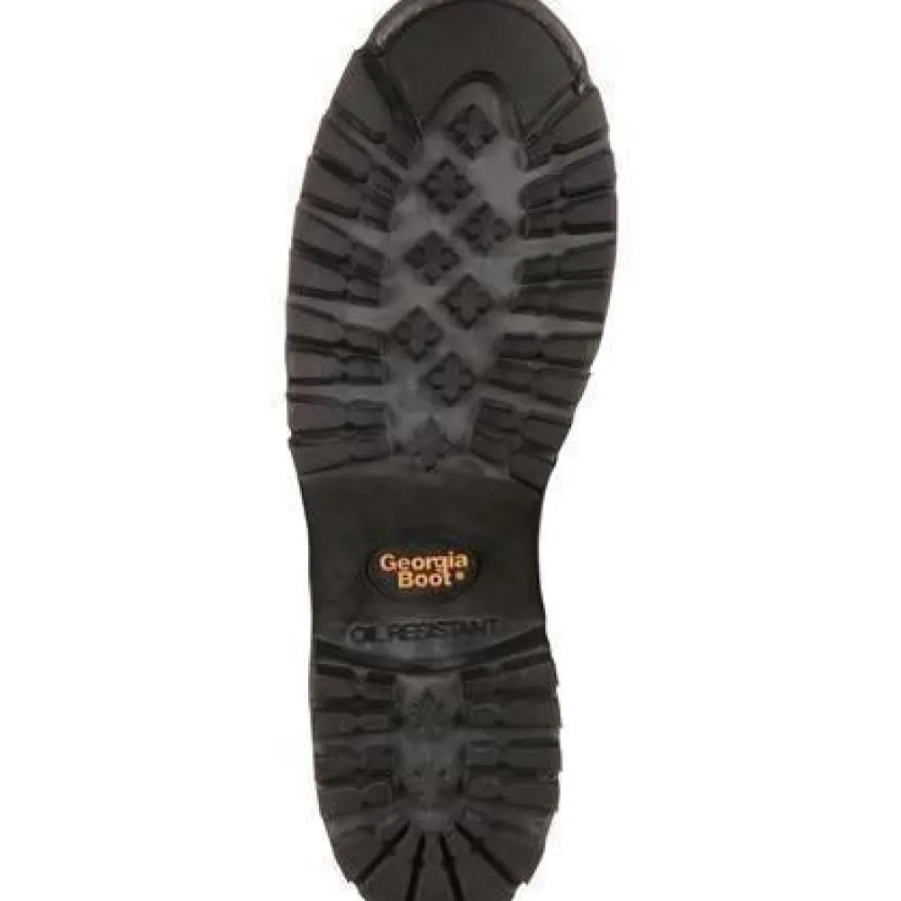 Women Georgia Men's 8" Waterproof Lace To Toe Work Boot - - G101