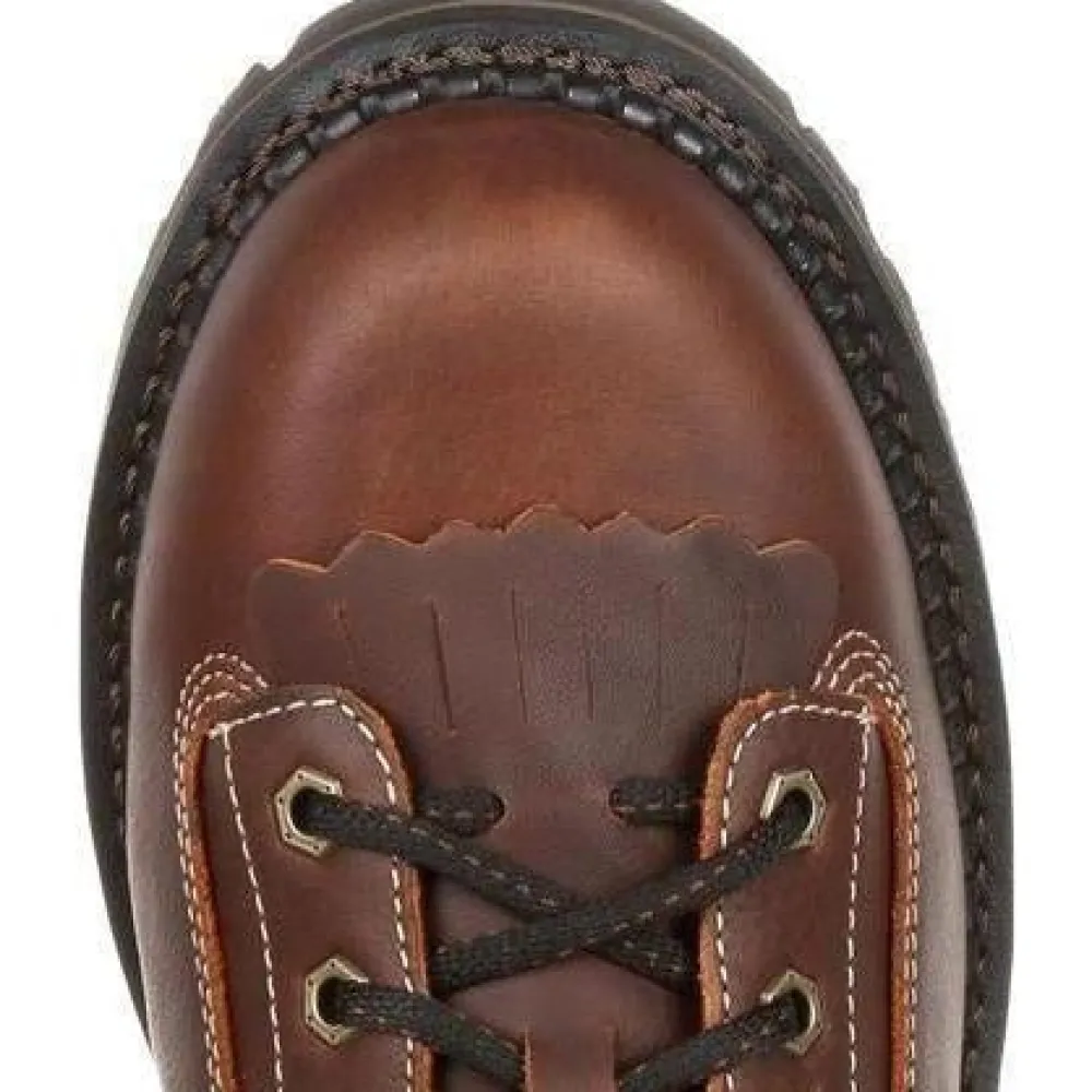 Women Georgia Men's AMP LT 9" Logger Low Heel WP Work Boot - - GB00237