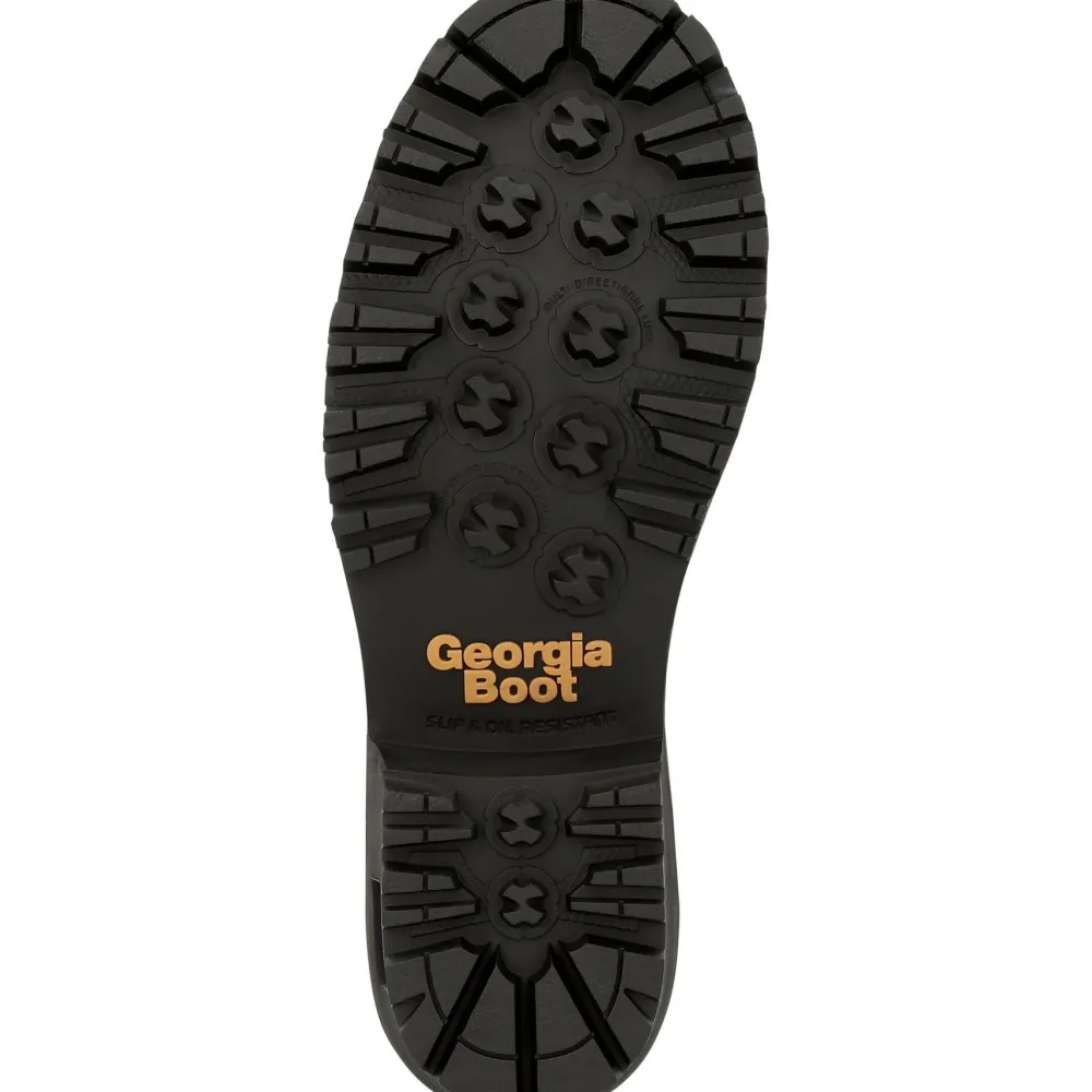 Women Georgia Men's AMP LT Logger 9" Comp Toe WP 600G Ins Work Boot- GB00491