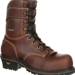 Women Georgia Men's AMP LT Logger Comp Toe WP Work Boot - - GB00236