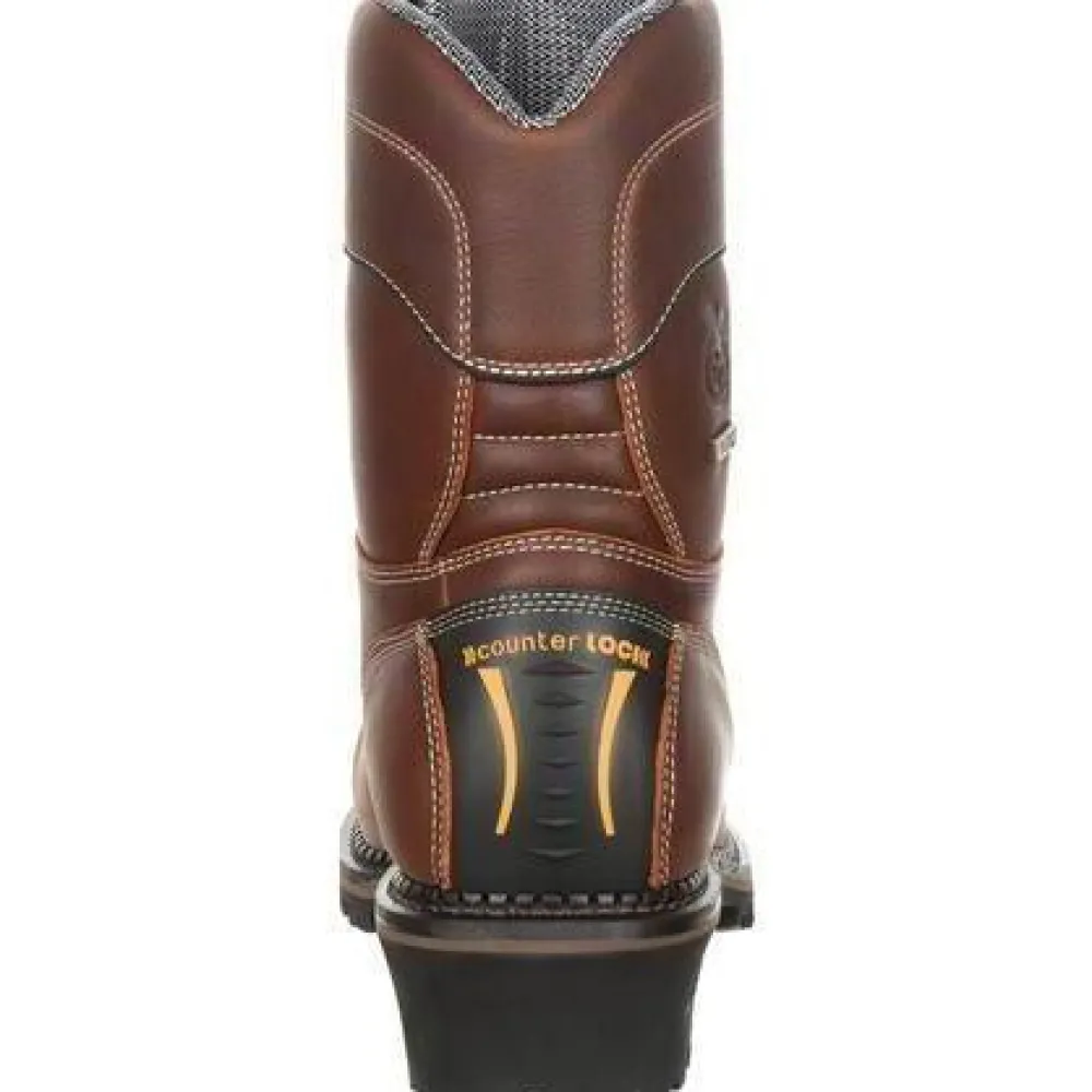 Women Georgia Men's AMP LT Logger Comp Toe WP Work Boot - - GB00236
