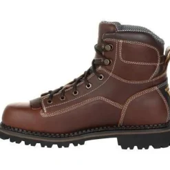 Women Georgia Men's Amp LT Low-Heel Logger 6" WP Work Boot - - GB00270
