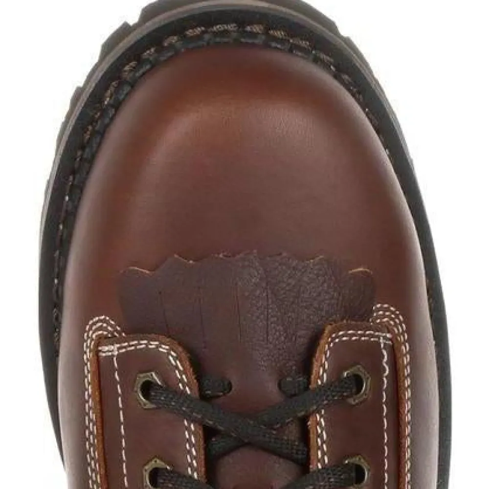 Women Georgia Men's Amp LT Low-Heel Logger 6" WP Work Boot - - GB00270