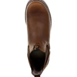 Women Georgia Men's AMP LT Wedge Chelsea Steel Toe WP Work Boot - - GB00353