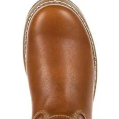 Women Georgia Men's AMP LT Wedge Pull-On Soft Toe Work Boot - - GB00349