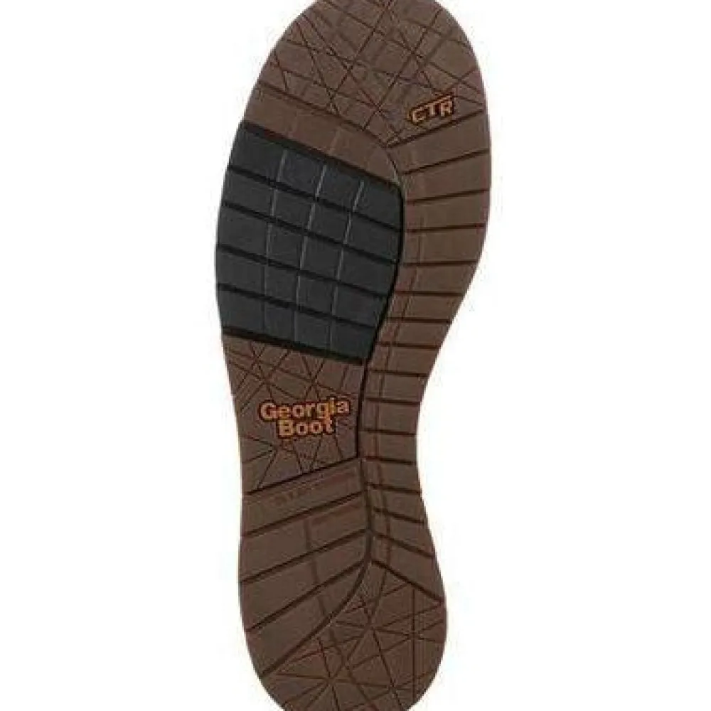 Women Georgia Men's AMP LT Wedge Pull-On Soft Toe Work Boot - - GB00349