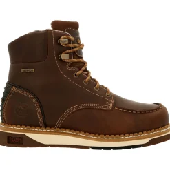 Women Georgia Men's AMP LT Wedge 6" Soft Toe WP Work Boot - - GB00429