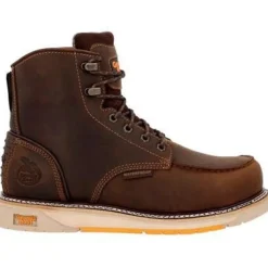 Women Georgia Men's Amp Lt Wedge 6" Comp Toe WP Work Boot -- GB00592