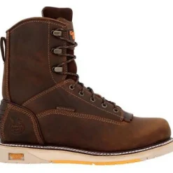 Women Georgia Men's Amp Lt Wedge 8" Soft Toe WP Work Boot -- GB00593