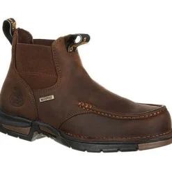 Georgia Men's Athens 5" Moc Toe WP Chelsea Work Boot -- GB00156