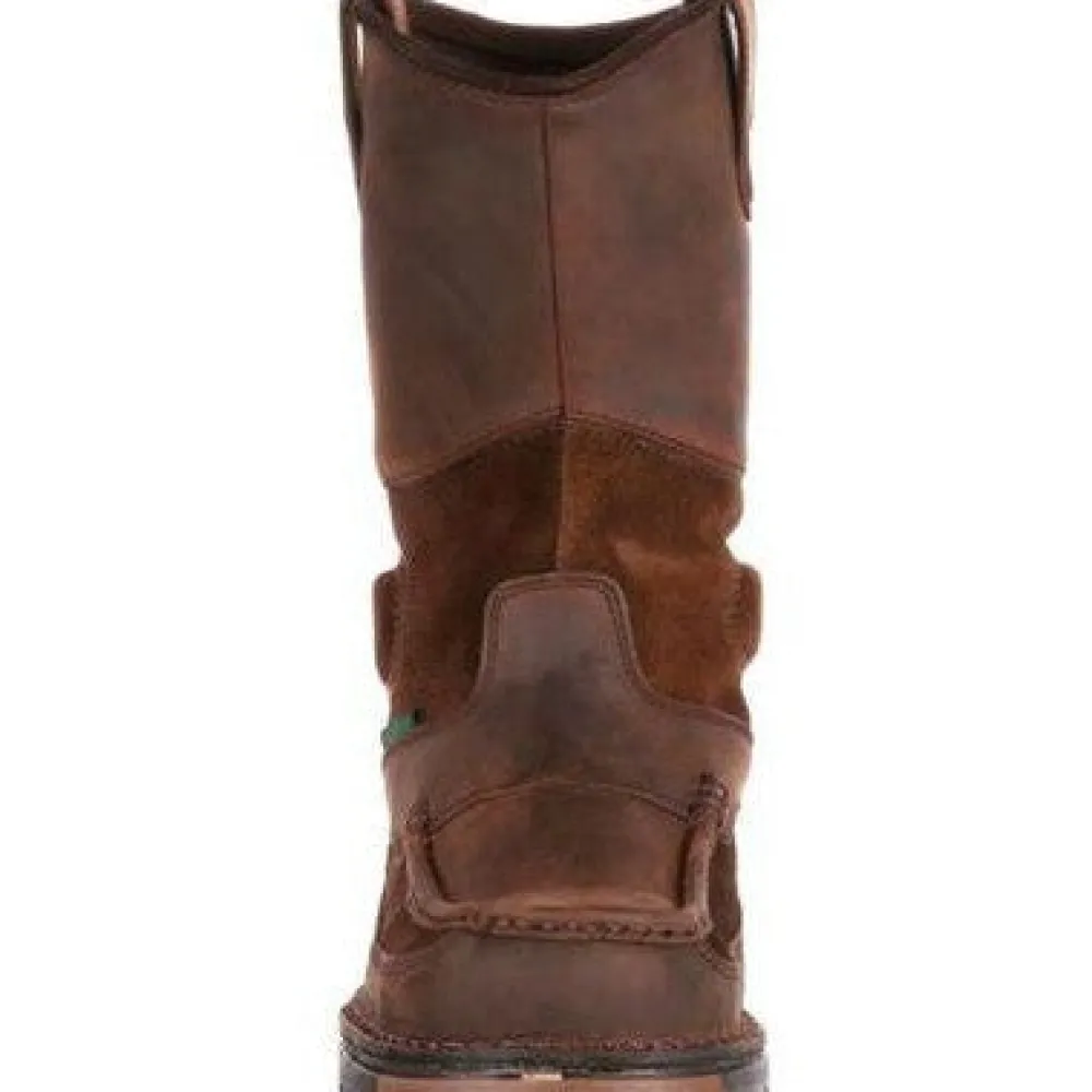 Women Georgia Men's Athens 10" Soft Toe WP Wellington Work Boot -- G4403
